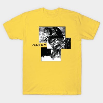 Guts Berserk Rage For White T-Shirt Official Berserk Merch