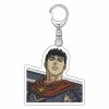 Anime Berserk Keychain Guts The Black Swordsman Casca Serpico Acrylic Pendant Keyring Jewelry Collections 2 - Berserk Merchandise