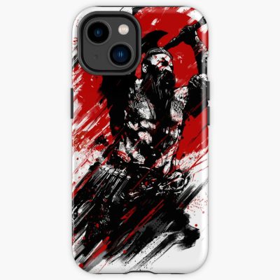 An Angry Warrior With A Beard, His Body Was Stained With Blood, Berserk Iphone Case Official Berserk Merch