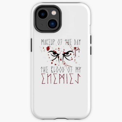 Makeup Of The Day: The Blood Of My Enemies | White Font | Berserker Viking Design Iphone Case Official Berserk Merch