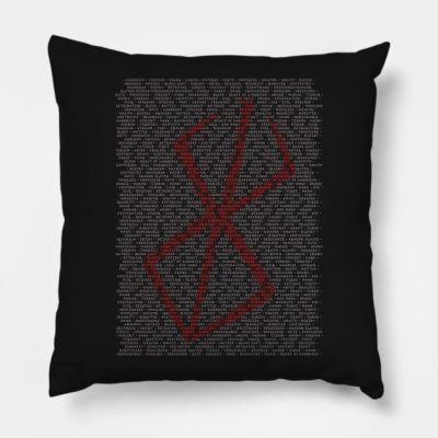 Berserk Brand Throw Pillow Official Berserk Merch