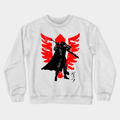 Commander Guts Crewneck Sweatshirt Official Berserk Merch