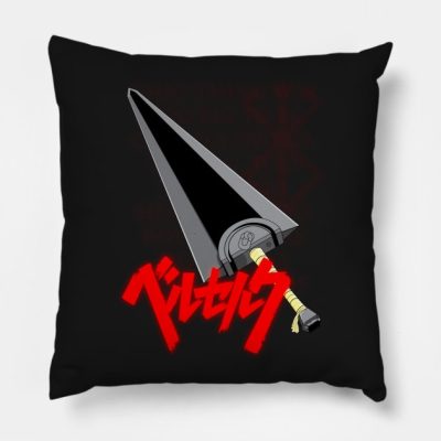 Guts Dragonslayer Sword Throw Pillow Official Berserk Merch