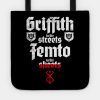 Griffith In The Streets Tote Official Berserk Merch