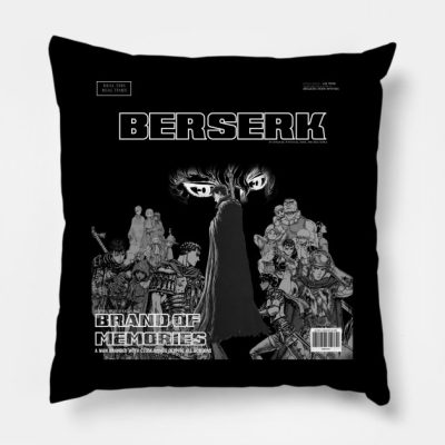 Berserk Brand Of Memories Throw Pillow Official Berserk Merch