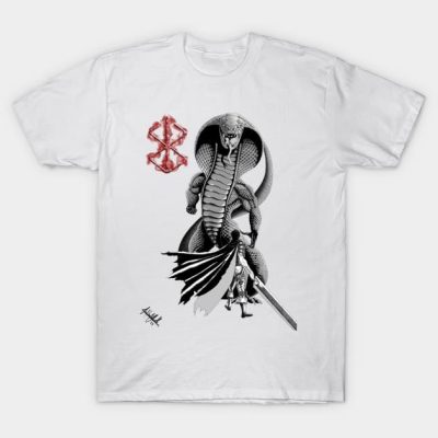 Guts Versus The Snake Baron T-Shirt Official Berserk Merch