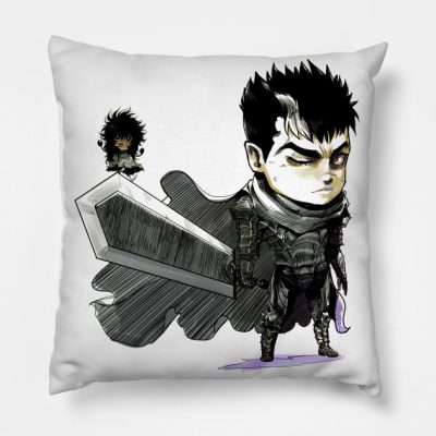 Guts Throw Pillow Official Berserk Merch