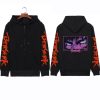 Anime Berserk Harajuku Guts Eyes Manga Zipper Hoodies Men 90s Vintage Cartoon Harajuku Oversized Jacket coat 2 - Berserk Merchandise