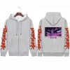 Anime Berserk Harajuku Guts Eyes Manga Zipper Hoodies Men 90s Vintage Cartoon Harajuku Oversized Jacket coat 3 - Berserk Merchandise