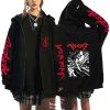 Anime Berserk Hoodies Guts Zipper Jacket Casual Long Sleeve Sweatshirts Y2K Clothes Harajuku Hip Hop Loose 3 - Berserk Merchandise