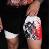 Anime Berserk Performance Shorts 3D Print Sport Running 2 in 1 Gym Shorts Training Men s 2 - Berserk Merchandise