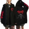 Anime Berserk Zipper Jackets Guts Hoodies Men s Fleece Sweatshirts Women s Oversized Hoodie Y2K Zip 2 - Berserk Merchandise