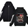 Autumn Fleece Full Zipper Jackets Anime Berserk Print Sweatshirts Streetwear Loose Men s Hoodies Harajuku Casual - Berserk Merchandise