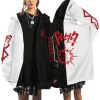 Berserk Anime Hoodie Men Zip Up Hooded Sweatshirt Anime Zipper Jackets Casual Print Women Unisex Black 2 - Berserk Merchandise