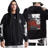 Berserk Hoodie Jackets Anime Guts Zipper Hoodies Casual Fleece Oversized Sweatshirt Loose Hip Hop Streetwear Zip 1 - Berserk Merchandise