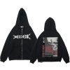 Berserk Zipper Hoodie Anime Long Sleeve Sweatshirts Harajuku Cool Men Women Jackets Clothes Hip Hop Casual 4 - Berserk Merchandise
