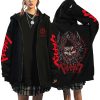 Japanese Anime Berserk Zipper Hoodies Funny Guts Eyes Printed Jackets Hip Hop Streetwear Casual Fleece Long 3 - Berserk Merchandise