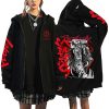 Japanese Anime Berserk Zipper Hoodies Funny Guts Eyes Printed Jackets Hip Hop Streetwear Casual Fleece Long 5 - Berserk Merchandise
