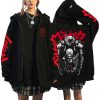 Japanese Berserk Zip Up Jackets Anime Guts Eyes Graphics Hoodies Hip Hop Streetwear Sweatshirts Unisex Loose 4 - Berserk Merchandise