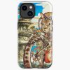 Berserk Steampunk Motorcycle Cat Go Through Castle In The Sky Iphone Case Official Berserk Merch