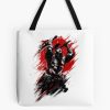 An Angry Warrior With A Beard, His Body Was Stained With Blood, Berserk Tote Bag Official Berserk Merch