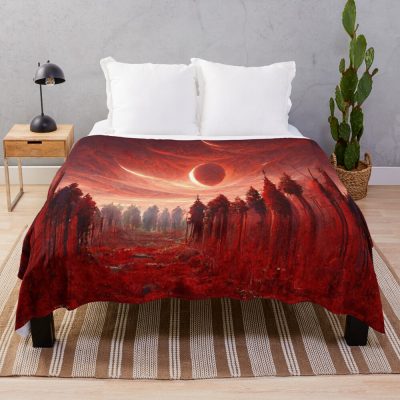 Planet Warz - Red Forest - Guts Paths "Planet Corrupiss" Throw Blanket Official Berserk Merch