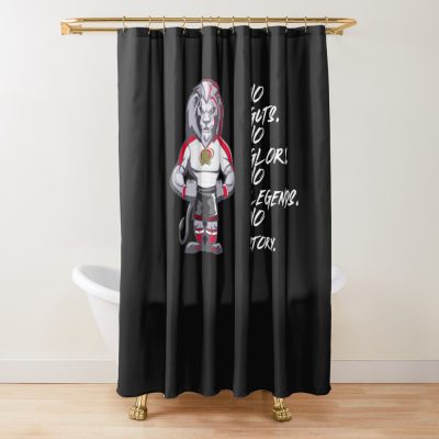 No Guts, No Glory, No Legends, No Story- Lion Shower Curtain Official Berserk Merch